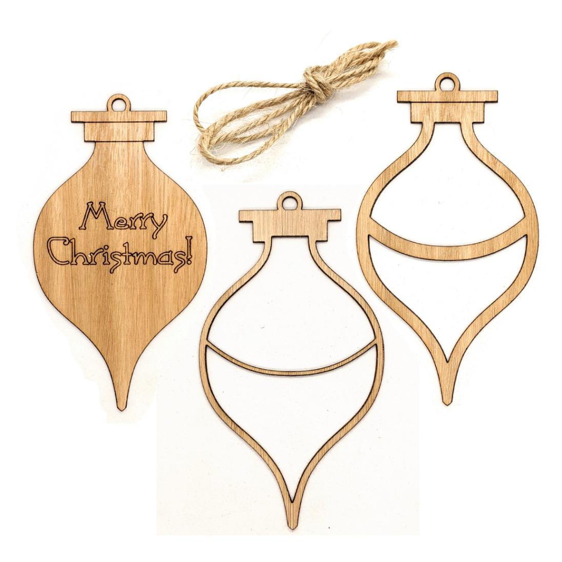 Christmas Bauble Patchwork ornament kit eucalypt kit contents