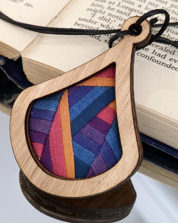 Eucalypt Prismatic patchwork necklace kit