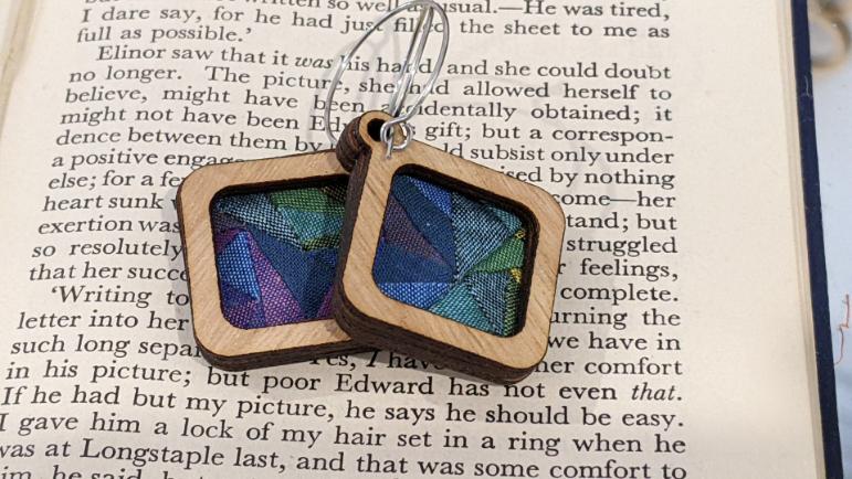 Eucalyptus Flux Mini Earrings Patchwork Kit