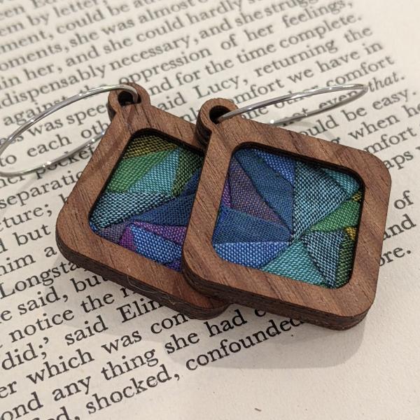 Walnut Flux Mini Earrings Patchwork Kit