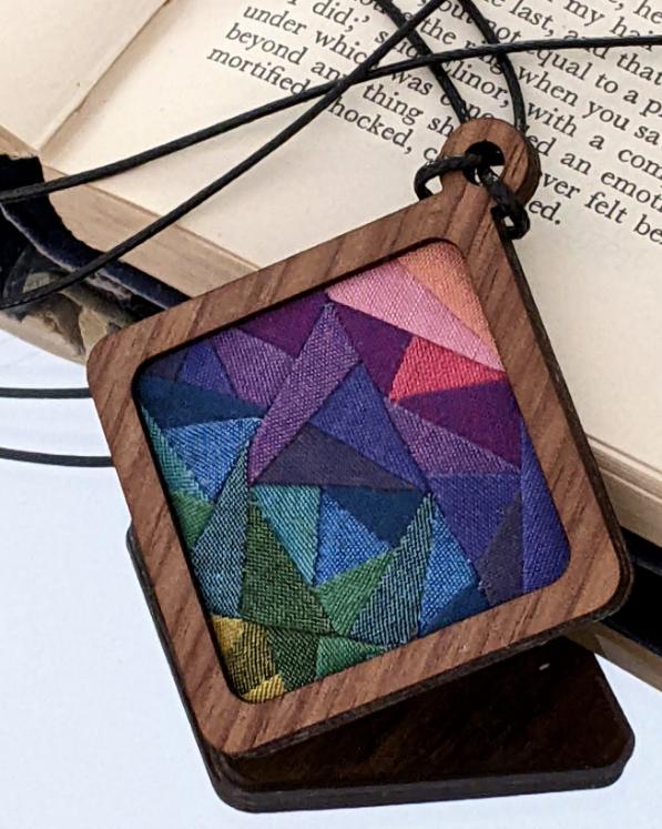 Walnut Flux Necklace Patchwork Kit