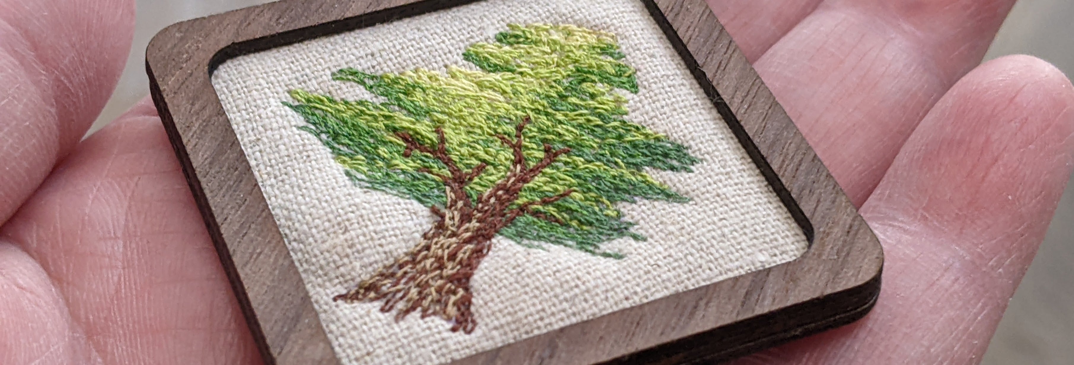 Tree Thread Designs Mini Tree Thread Painting – Robyn J Designs